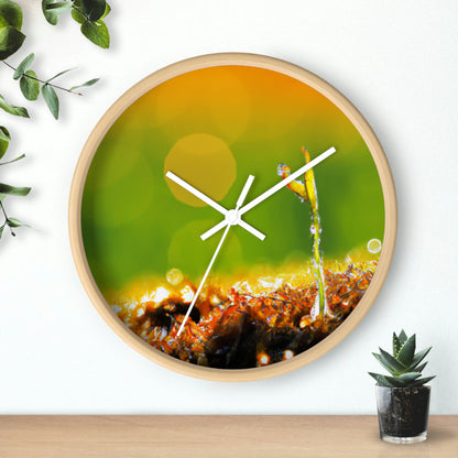 "Una linterna en la niebla". - El reloj de pared alienígena