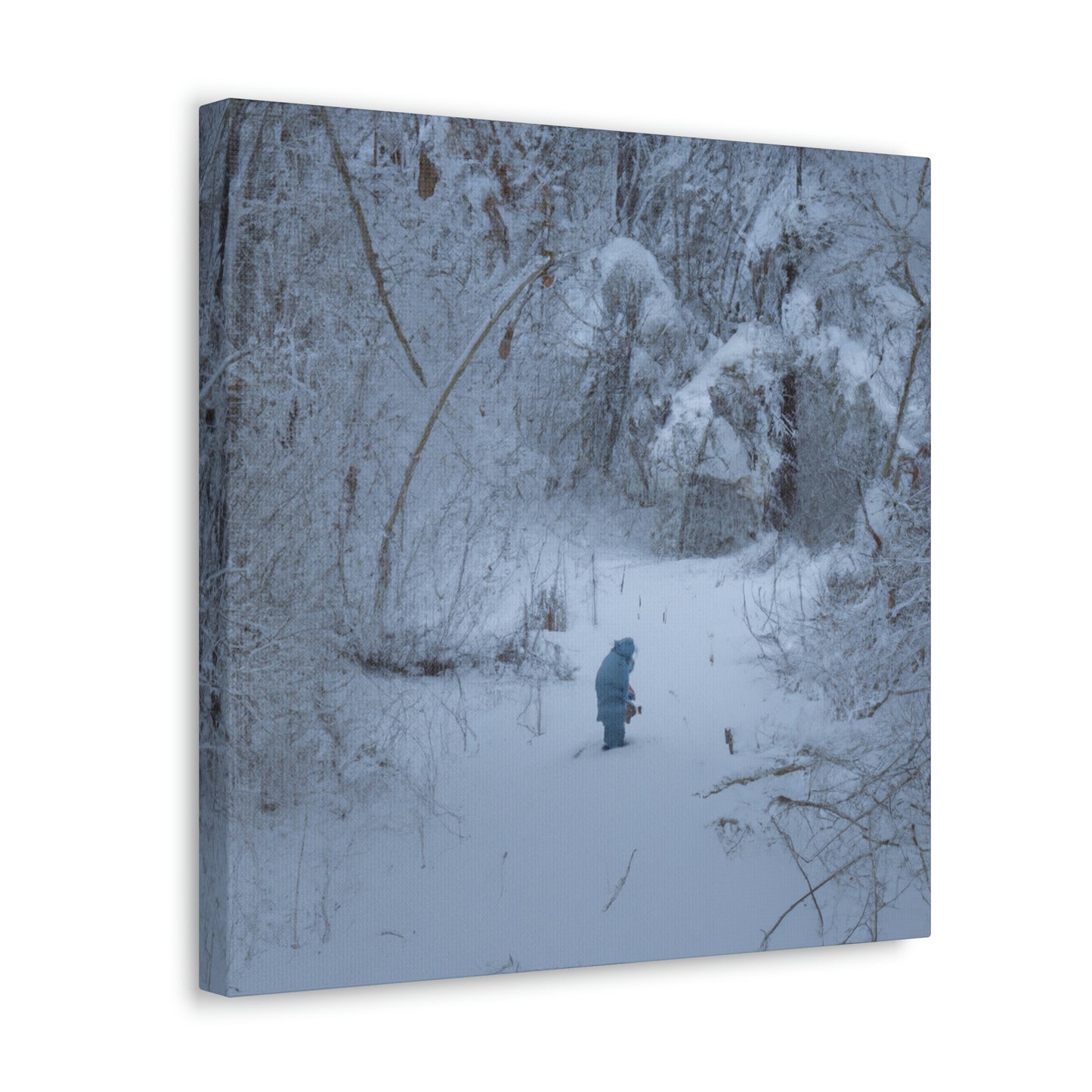 A Child in the Snow. - The Alien Canva