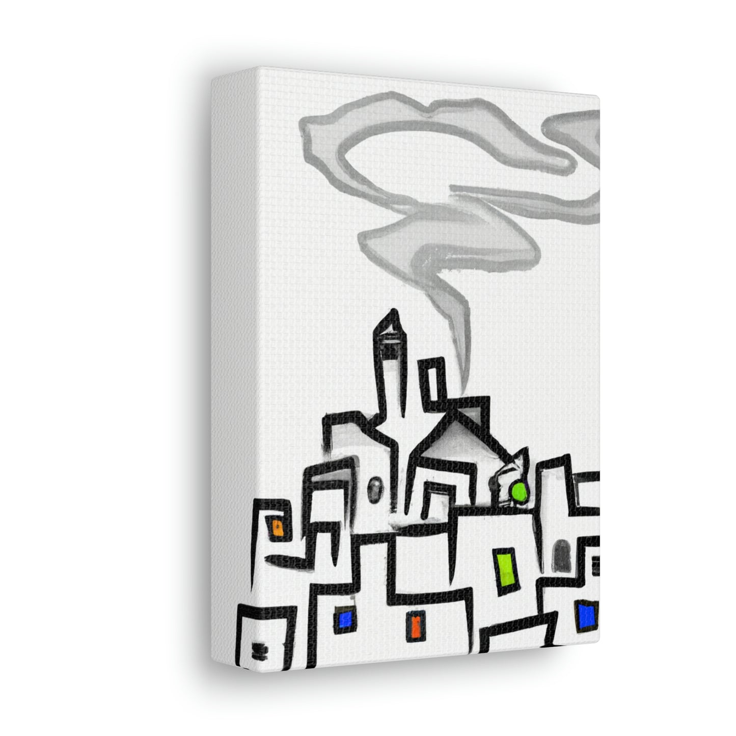 The City In The Mist - The Alien Canva