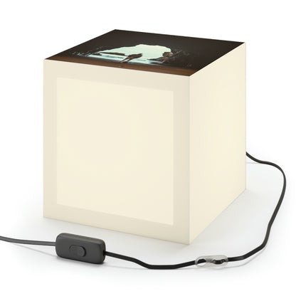 "Die versteckte Höhle des Strandes" - Die Alien Light Cube Lampe