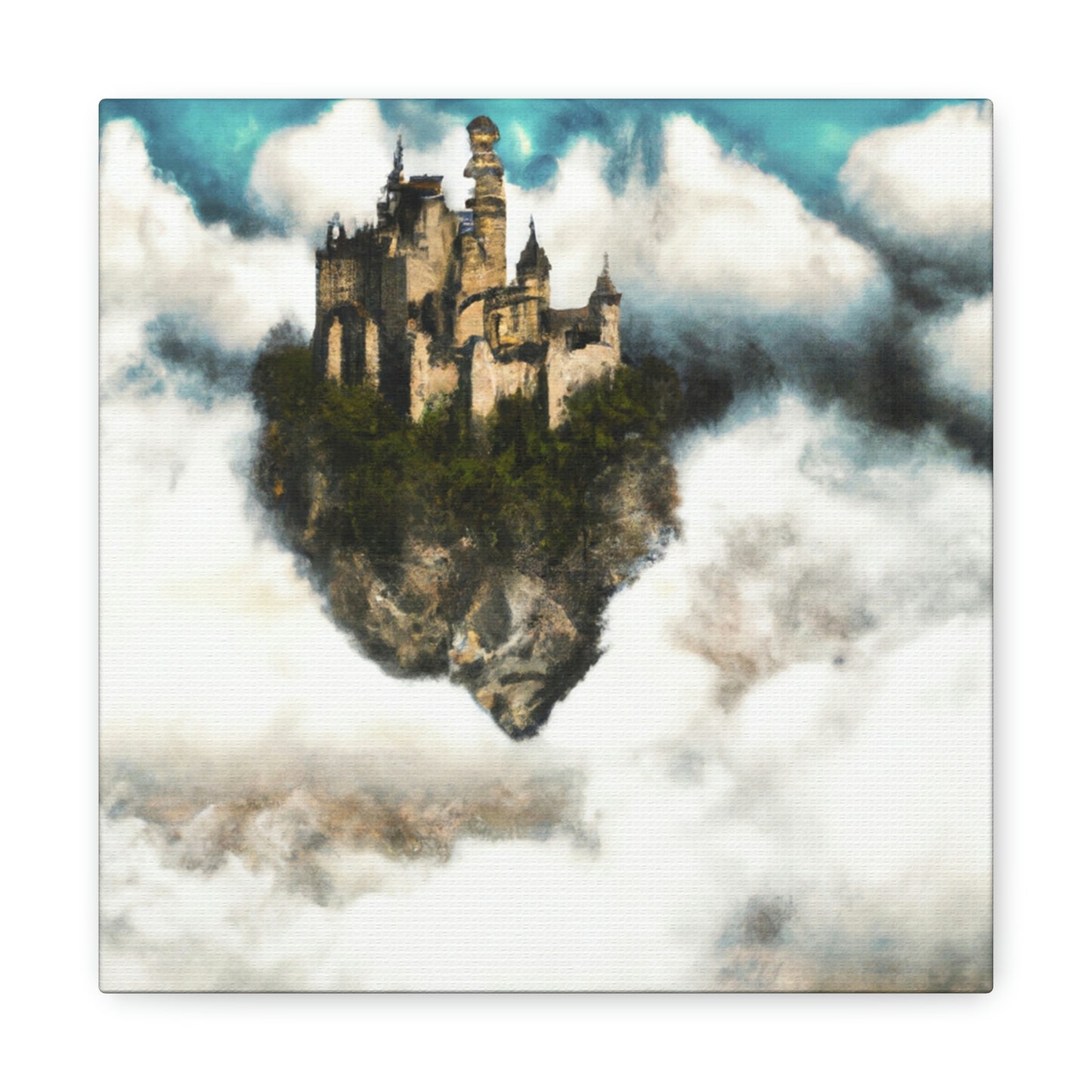 Castillo místico en el cielo - The Alien Canva