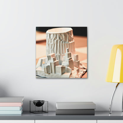 "Urban Sculpture in 3-Dimensions" - Canvas