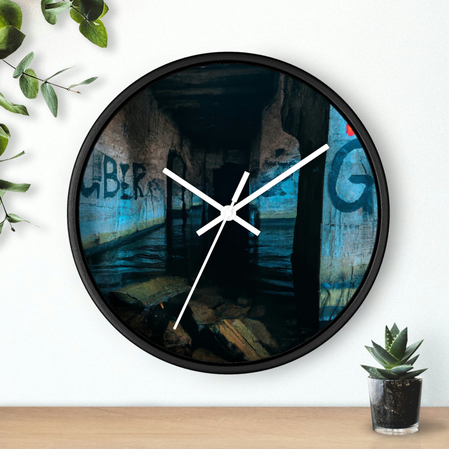 "Buceando las ruinas de la ciudad submarina perdida" - El reloj de pared alienígena