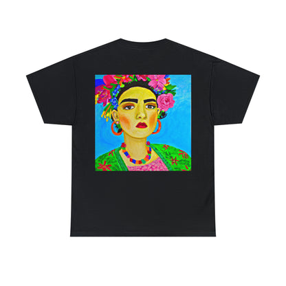 "Fierce and Free: Un tributo a las mujeres mexicanas inspirado en Frida Kahlo" - La camiseta de Alien