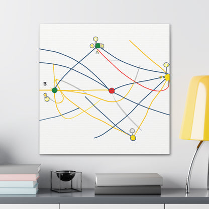 "Exploring the Dynamic Topology: Artful Visualization of a Network Structure." - The Alien Canva