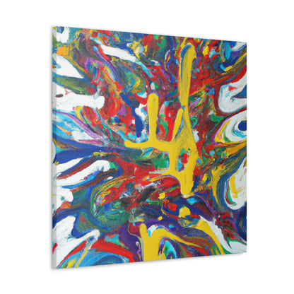 Synesthetic Symphony: An Abstract Painting - The Alien Canva.