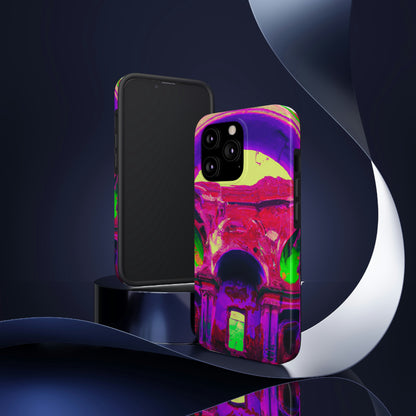 Mystical Madness: Crazy Colors in the Forgotten Cathedral - The Alien Tough Phone Cases