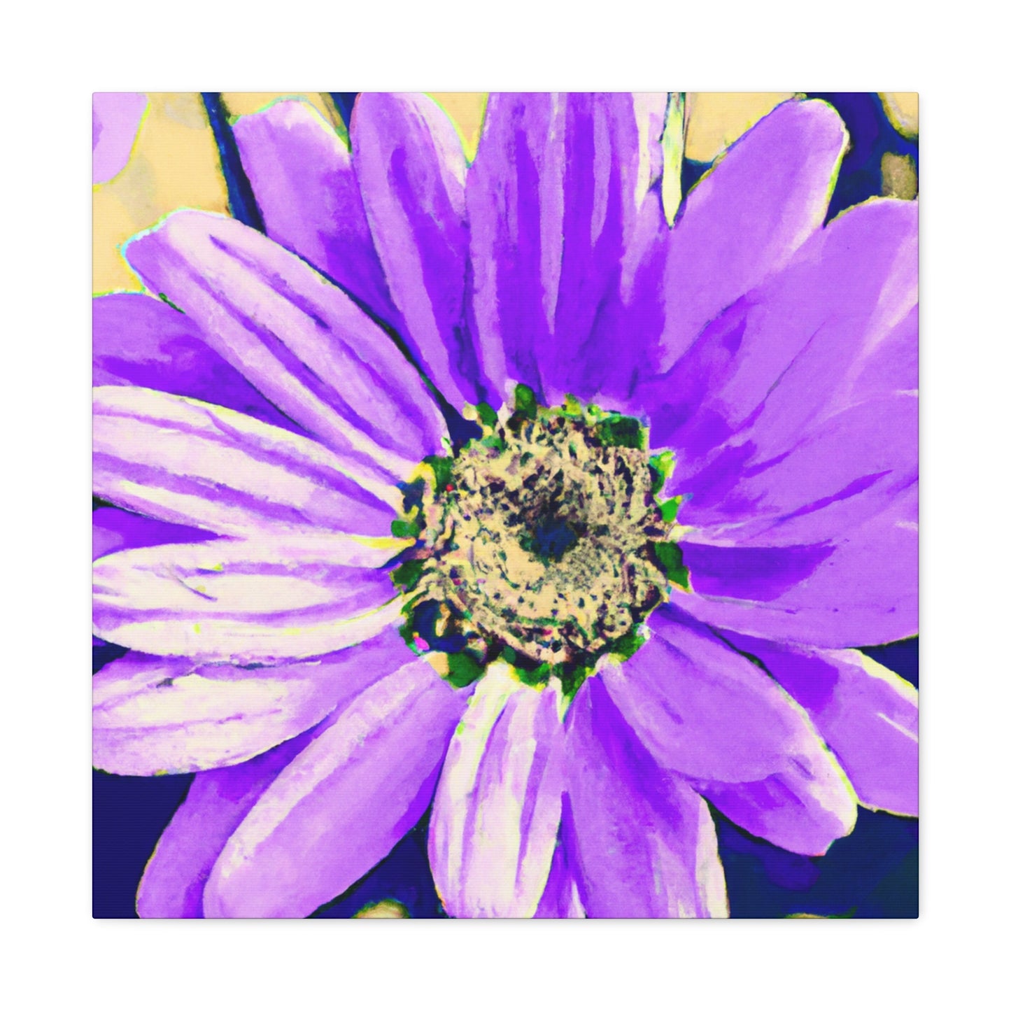 Purple Petals Popping: Create an Eye-Catching Daisy-Rose Fusion - The Alien Canva