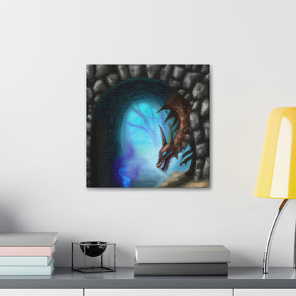 "The Dragon and the Forbidden Portal" - The Alien Canva