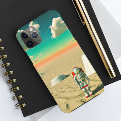 "A Strayed Astronaut: Alone on a Forlorn Planet" - The Alien Tough Phone Cases