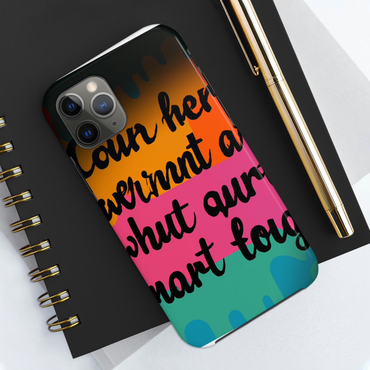 "Brave in the Face of Nightmares" - Die Alien Tough Phone Cases