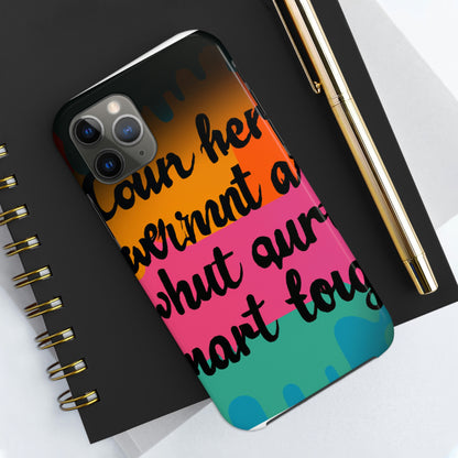 "Brave in the Face of Nightmares" - The Alien Tough Phone Cases