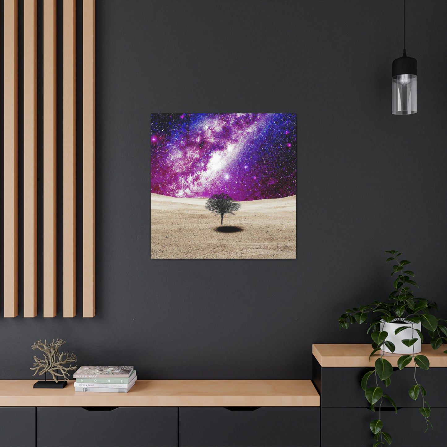 "Árbol solitario de polvo de estrellas" - The Alien Canva