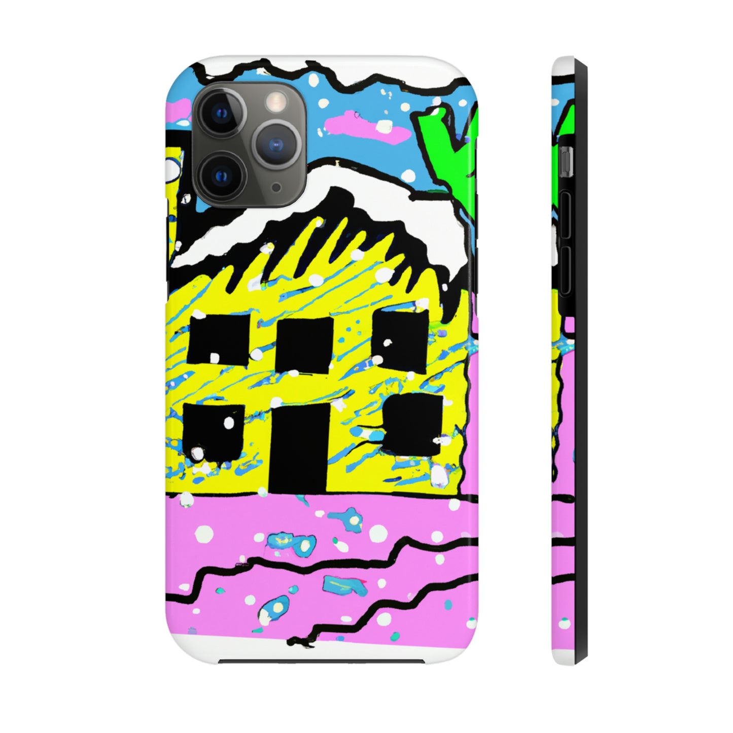 "Desolate Winter Dwelling" - The Alien Tough Phone Cases