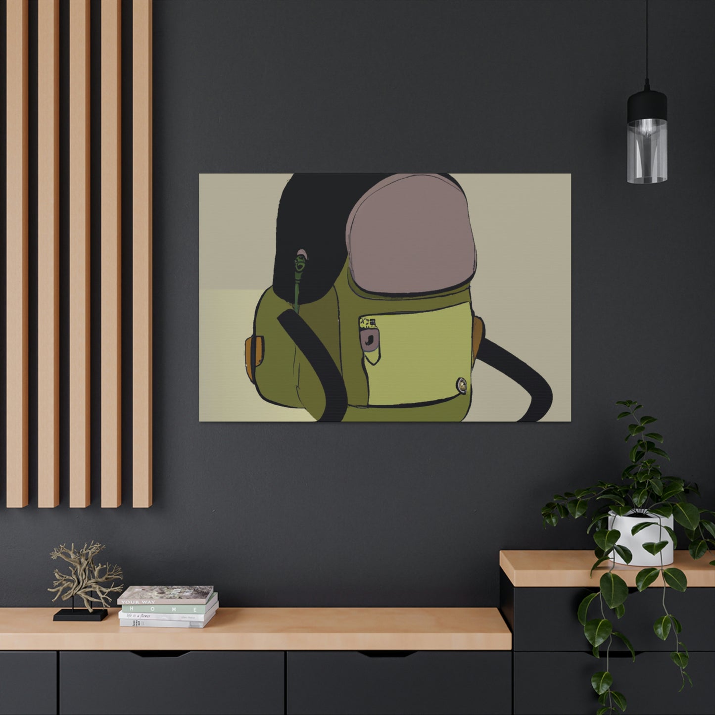 "Mochila con personalidad" - The Alien Canva