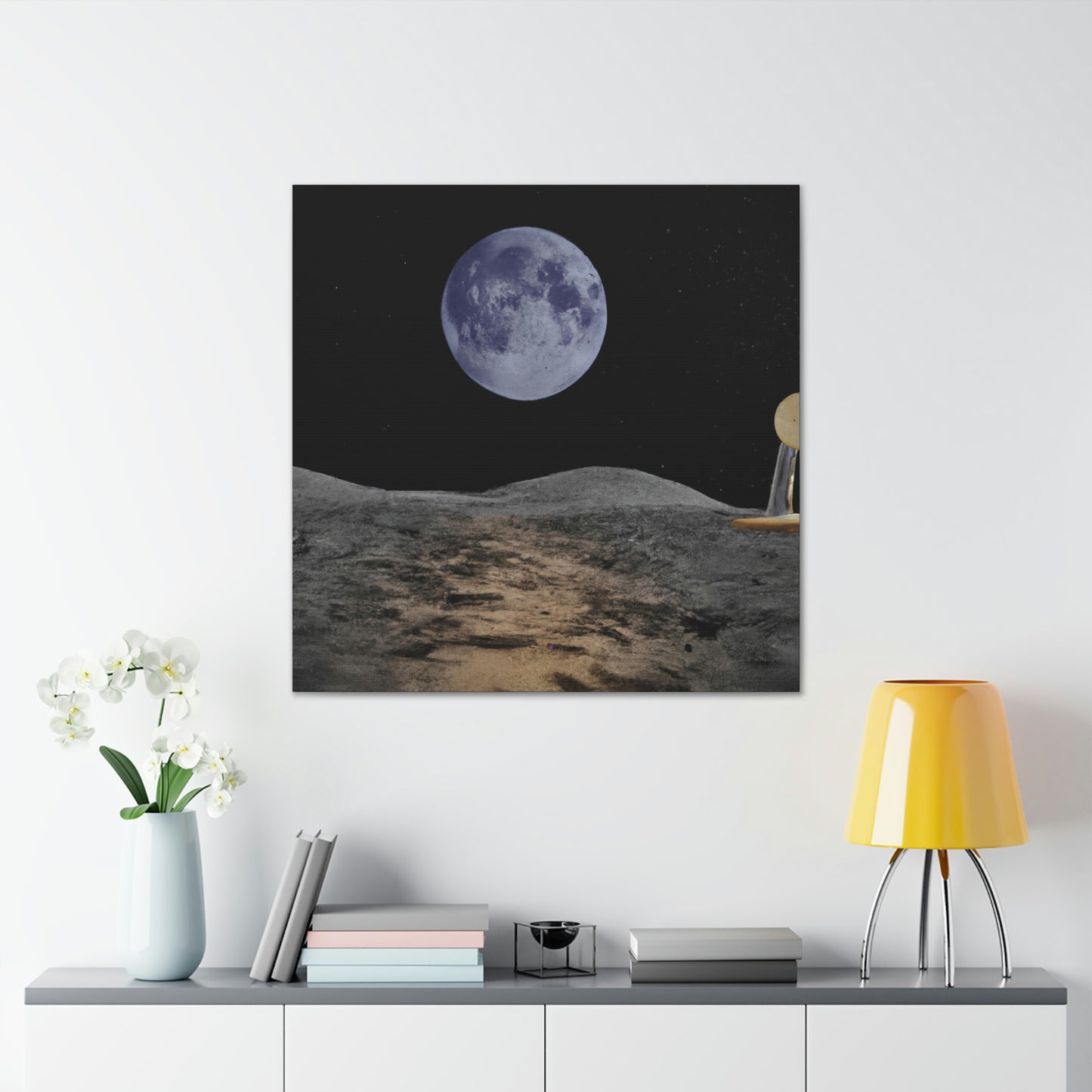 "Reise zum Mond - Erkundung einer Mondlandung" - The Alien Canva