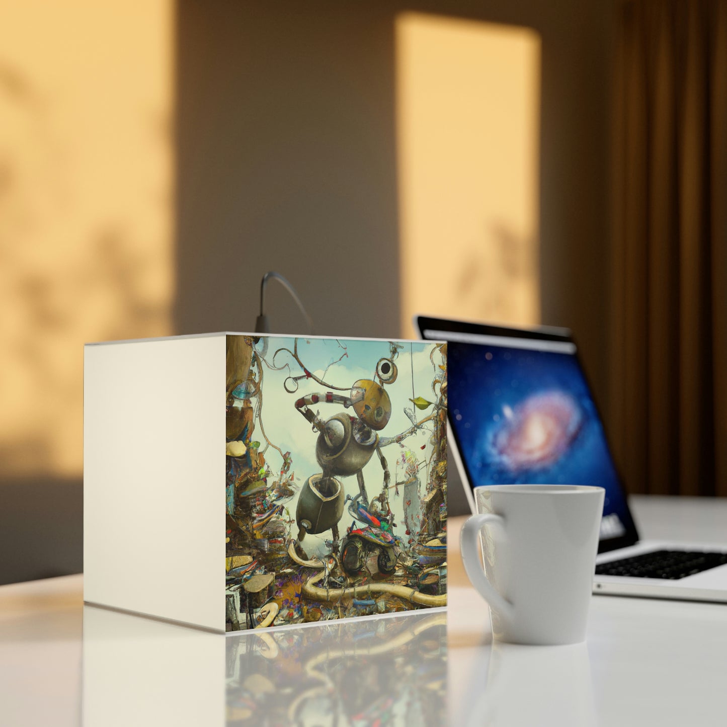 Robot Rejuvenates the Wilds - The Alien Light Cube Lamp