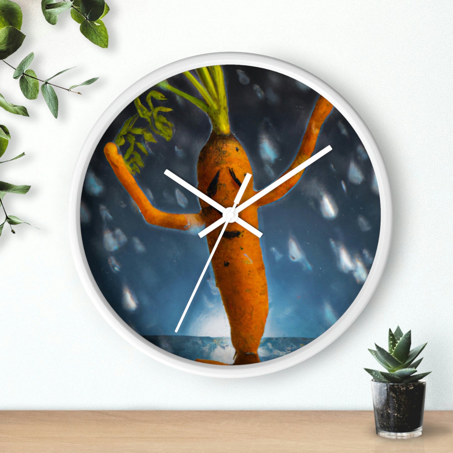 "Jubilant Jig in the Rain" - El reloj de pared alienígena