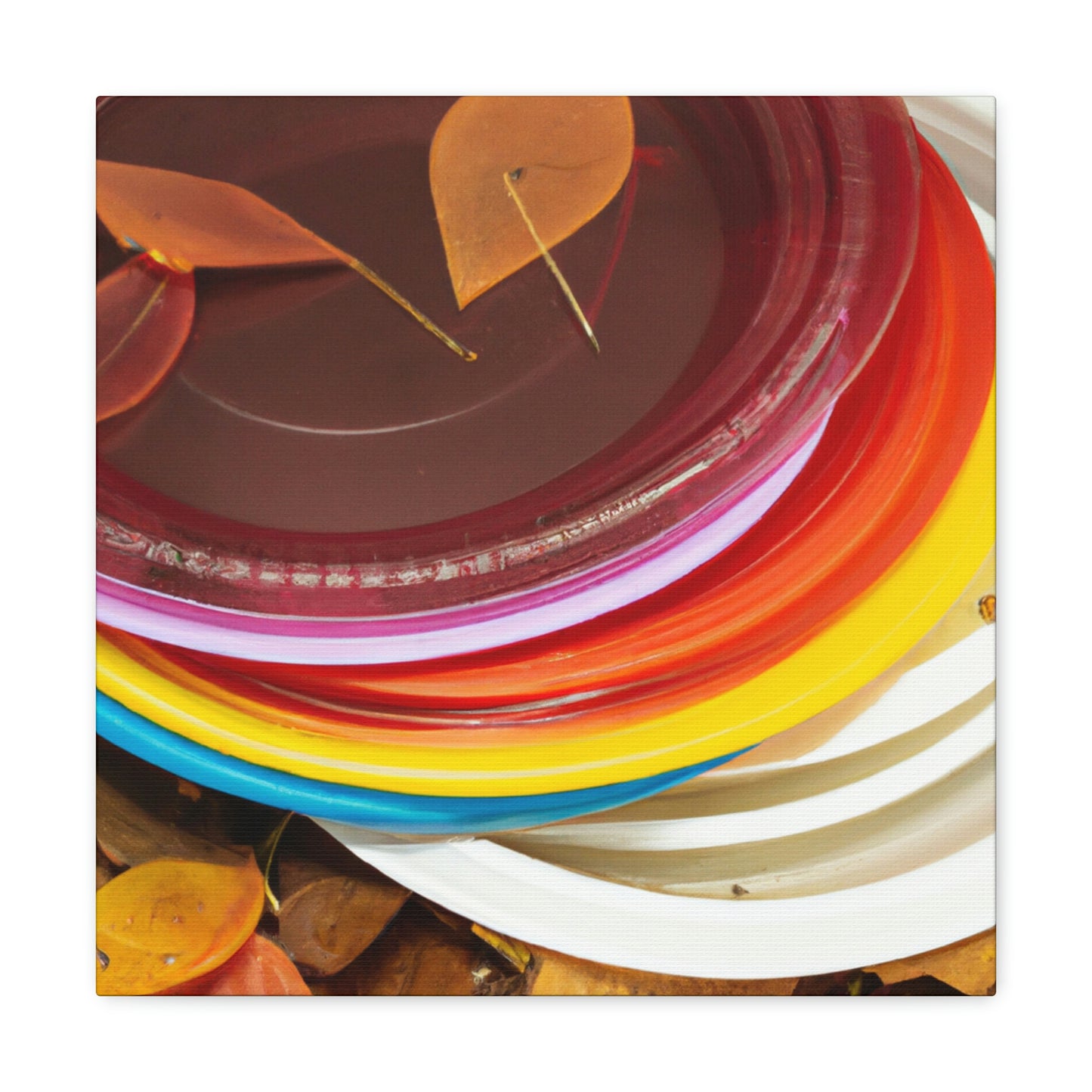 "Autumn Splendor Plates" - The Alien Canva