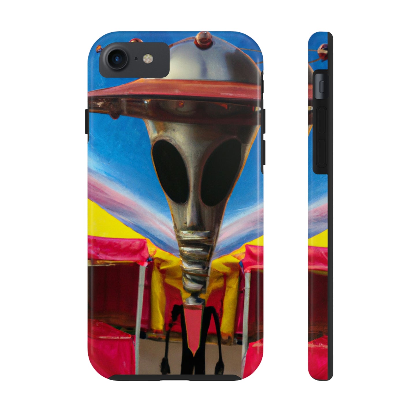 "Fair Invaders: A Cosmic Crash Course" - The Alien Tough Phone Cases