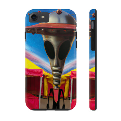 "Fair Invaders: A Cosmic Crash Course" - Die Alien Tough Phone Cases