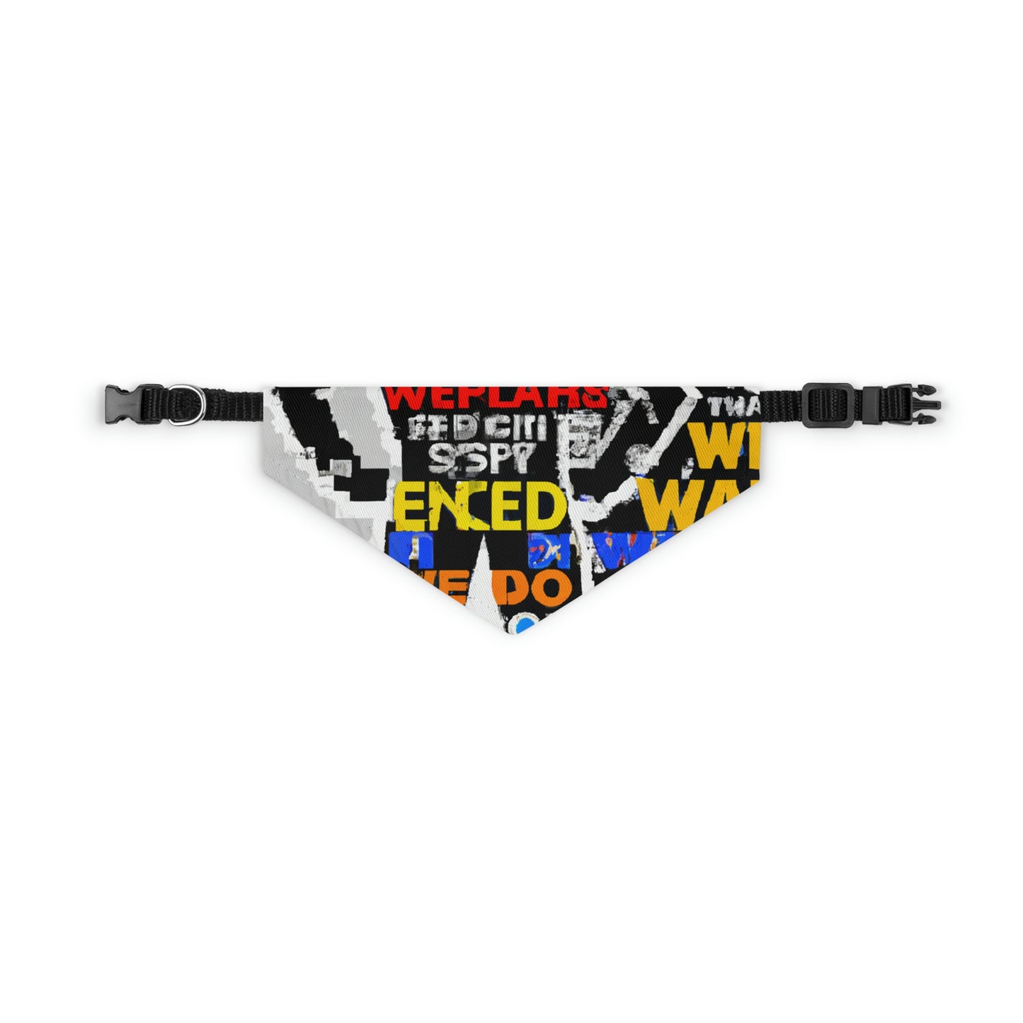 Superhero Word Pop Art - The Alien Pet Bandana Collar