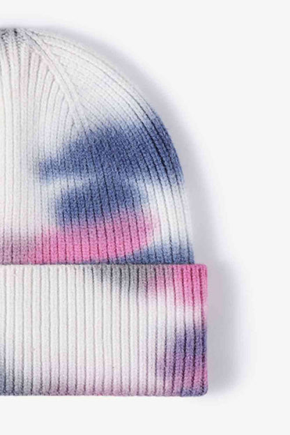 Tie-Dye Cuffed Knit Beanie