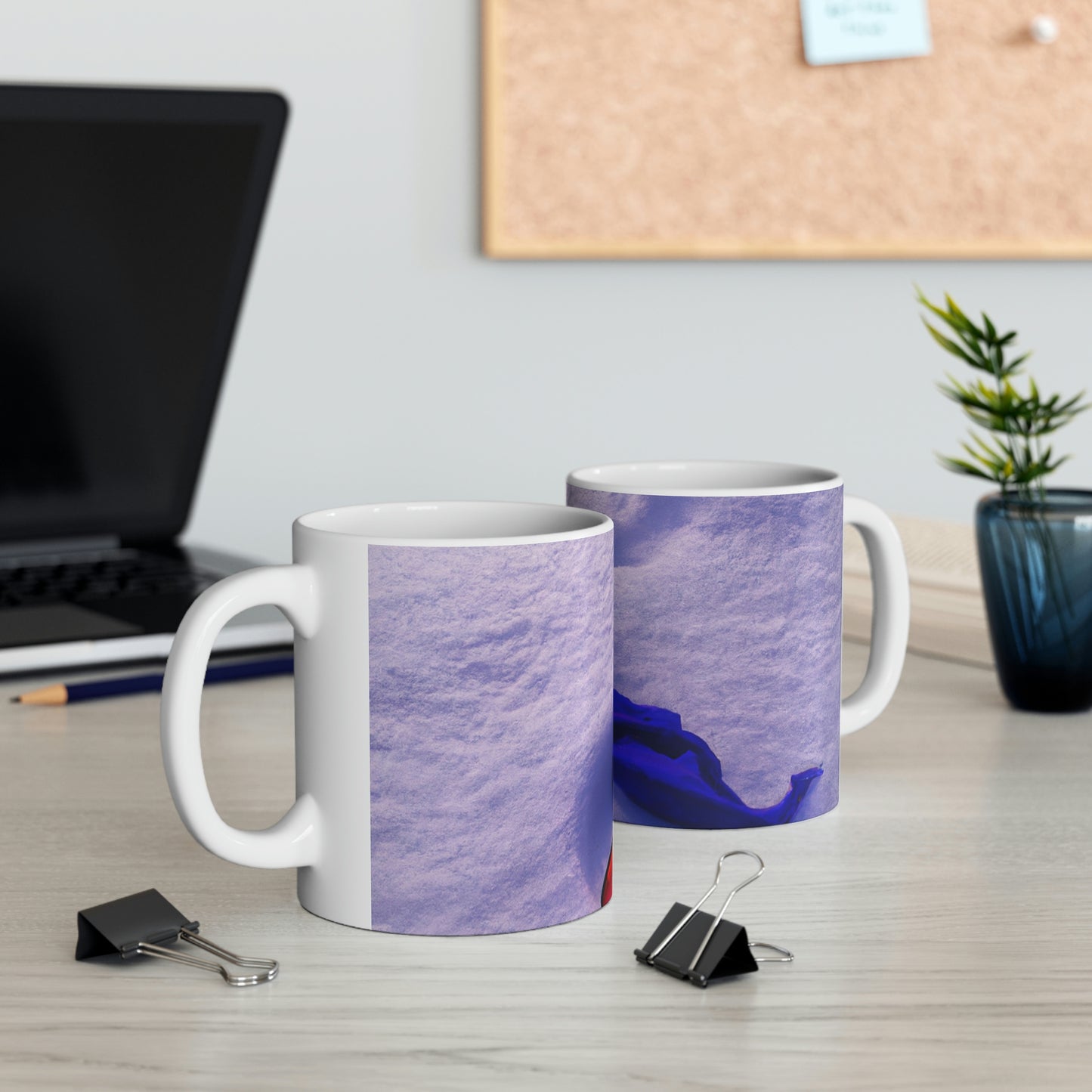 "Buried in the Snow: A Vivid Memory" - The Alien Ceramic Mug 11 oz