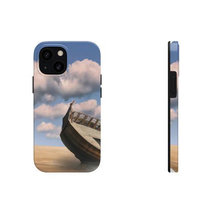 "Ein treibendes Boot: Das verlorene Erbe des Meeres." - Die Alien Tough Phone Cases