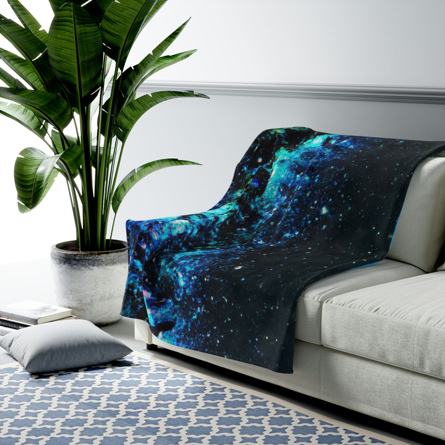 "A Voyage of Starlight". - The Alien Velveteen Plush Blanket