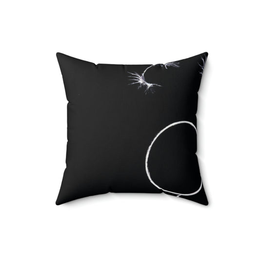 "A Dandelion Flicker in the Midnight Breeze" - The Alien Square Pillow