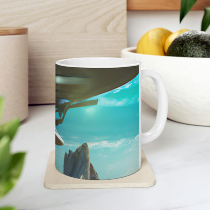 "The Intergalactic Voyage of Unexpected Consequences" - The Alien Ceramic Mug 11 oz