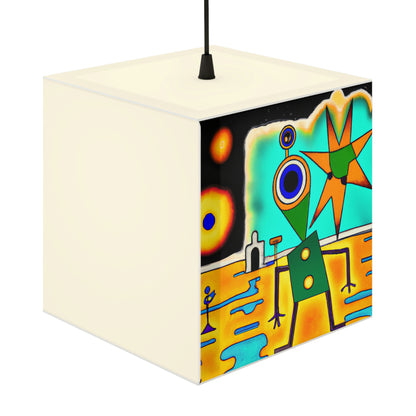 The Forgotten Earth: A Robot's Journey - The Alien Light Cube Lamp