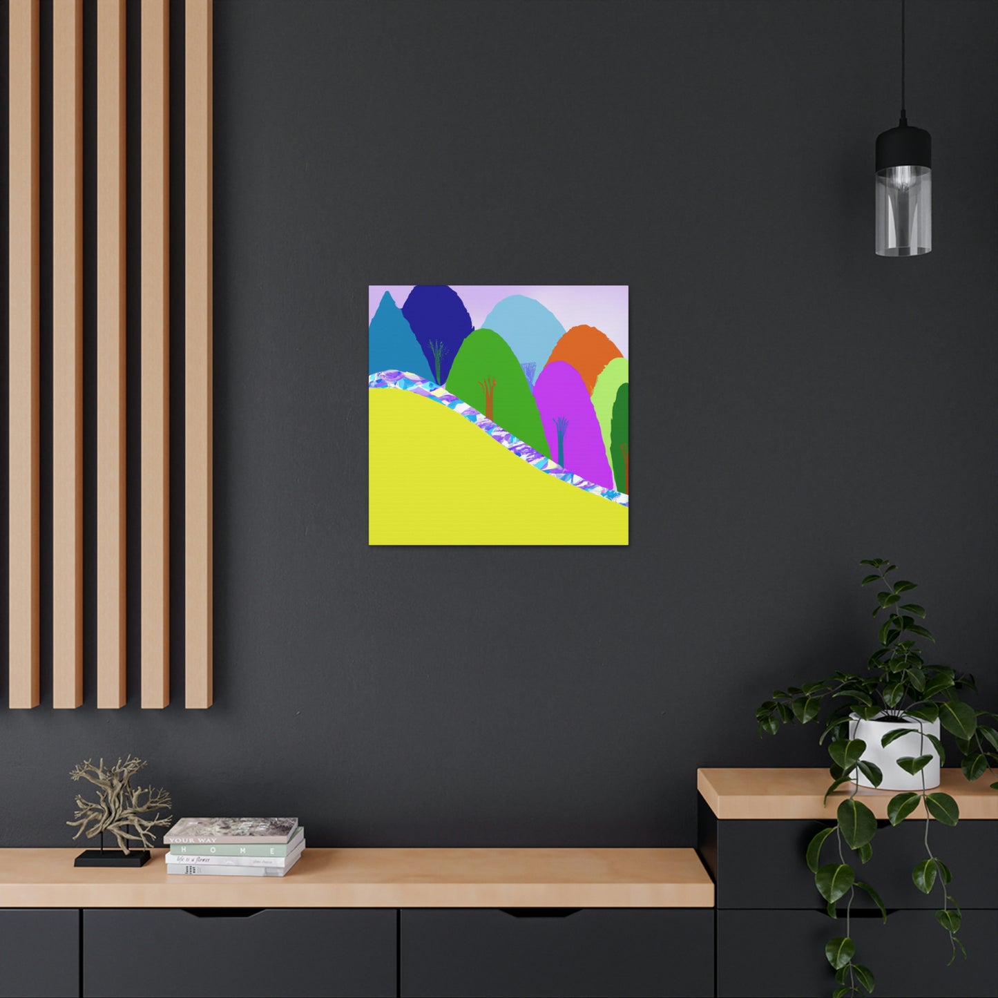 Mountain Optimism Artist - Canvas