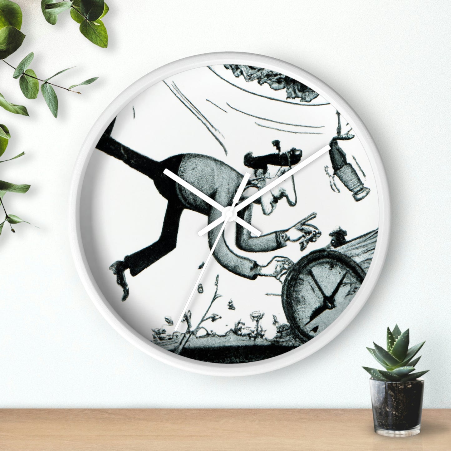 "Chronological Conquests: Taming the Wild Clock" - The Alien Wall Clock