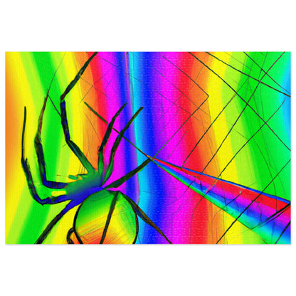 "A Spinnerette's Prismatic Web" - The Alien Jigsaw Puzzle