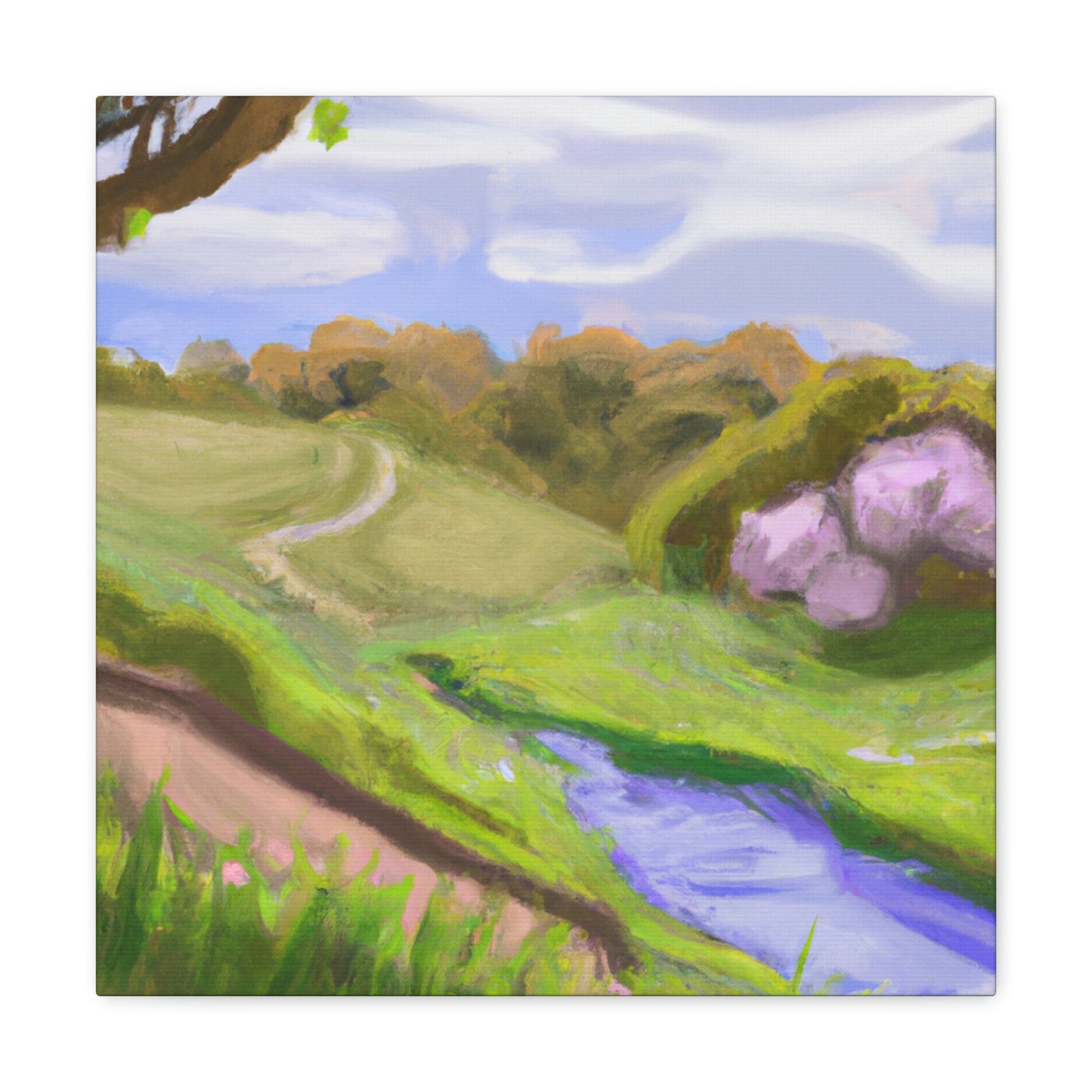 "Alive and Thriving: A Nature Painting" - Canvas