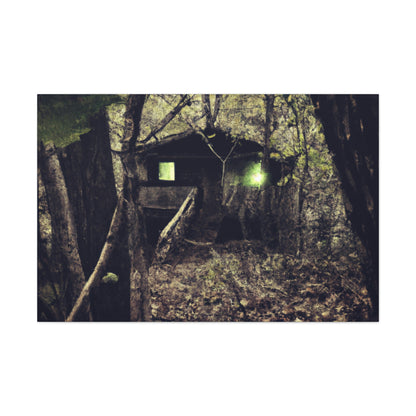 "Cursed Cabin in the Woods" - The Alien Canva