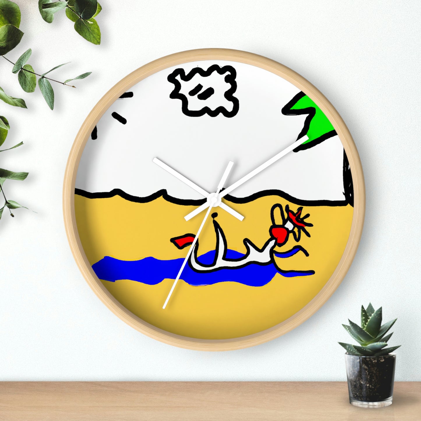 Mermaid's Solitude Island. - The Alien Wall Clock