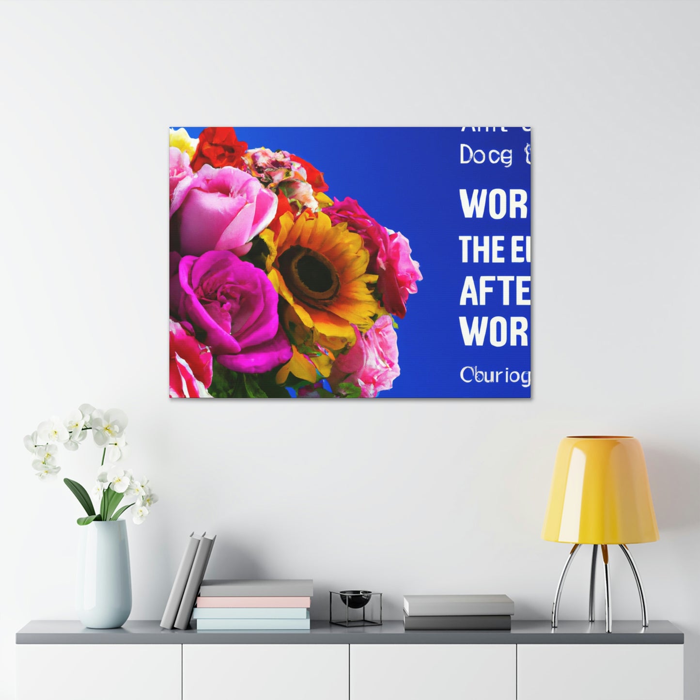 The Flower Collector by Global Artists - Canvas