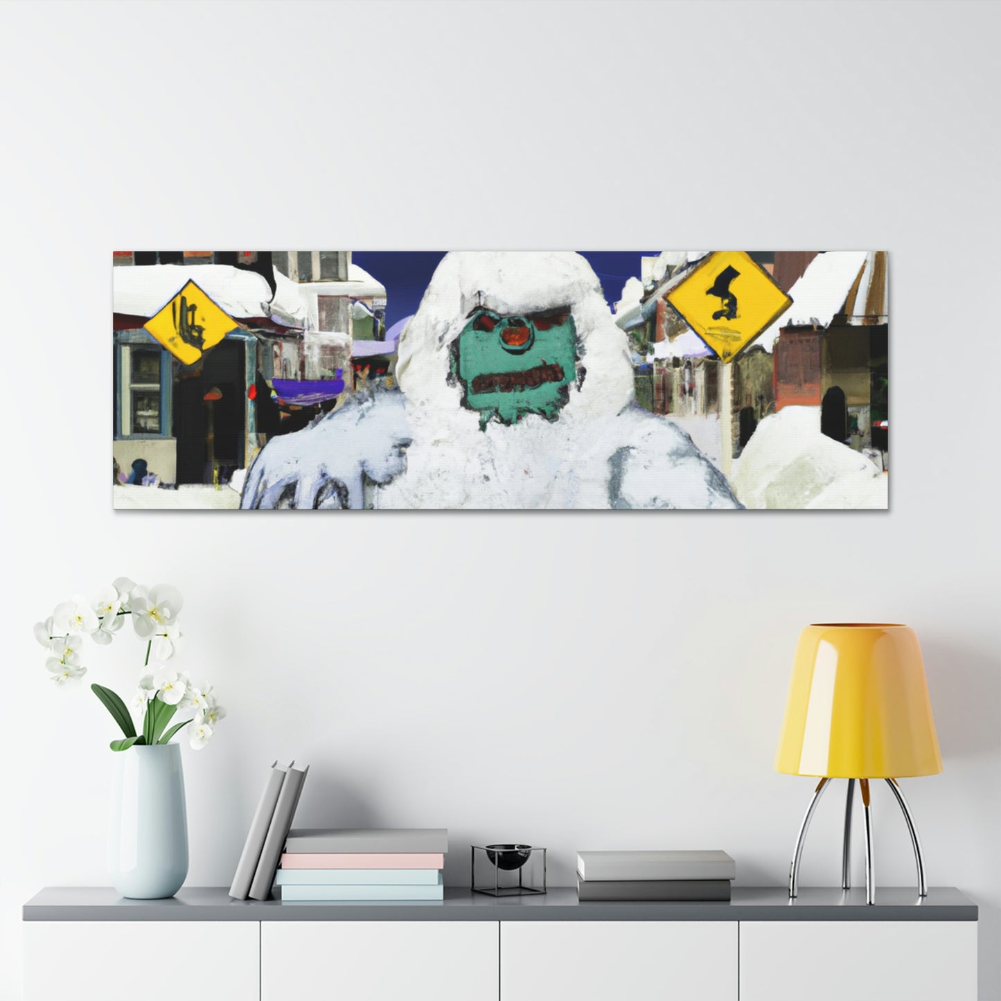 Frozen Terror: The Abominable Snowman's Reign - The Alien Canva