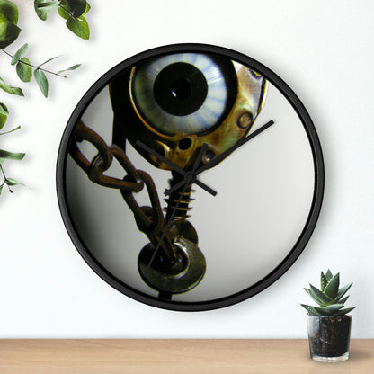 "Eye for an Eye: A Mechanical Vengeance" - The Alien Wall Clock