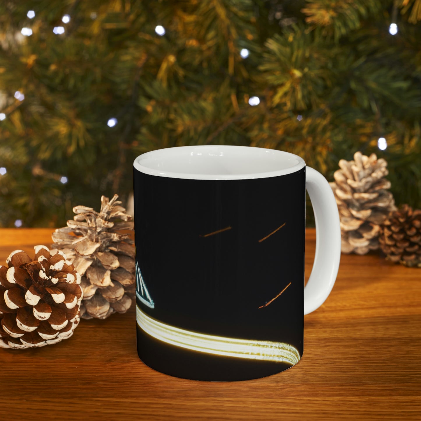 "Carousel Nights: A Glimmer of Starlight" - The Alien Ceramic Mug 11 oz