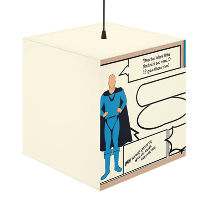 "The Chatter of a Classic: A Superhero Story Through Dialogue" - Die Alien Light Cube Lampe