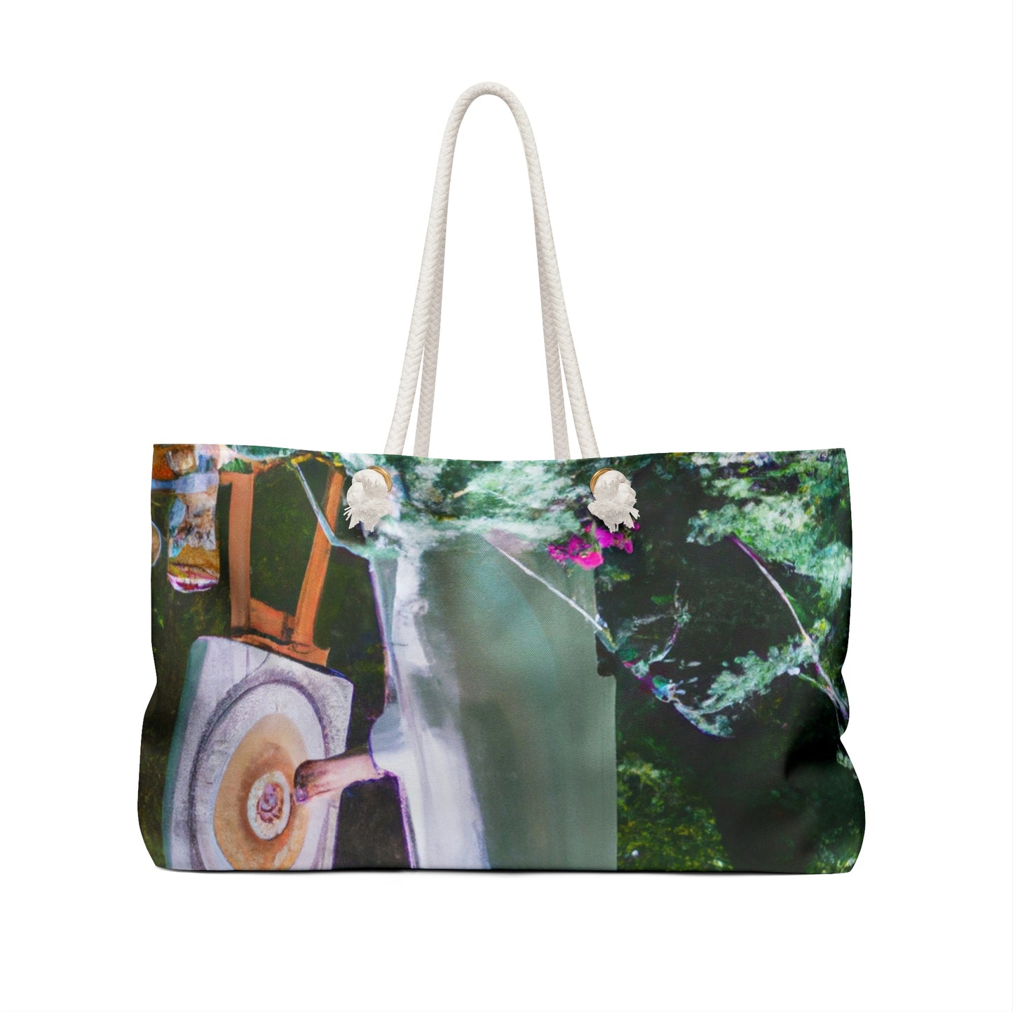 "Enchantment in Oil: A Young Artist's Vision of a Magical Forest" - The Alien Weekender Bag