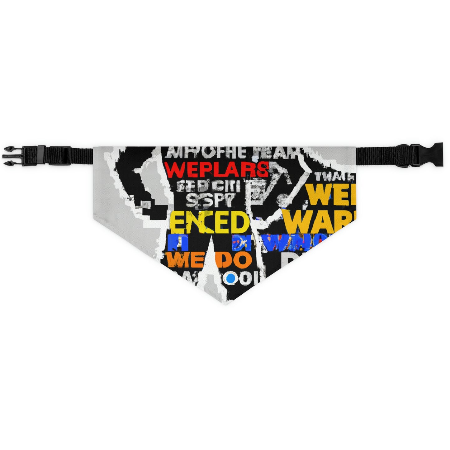 Superhero Word Pop Art - The Alien Pet Bandana Collar