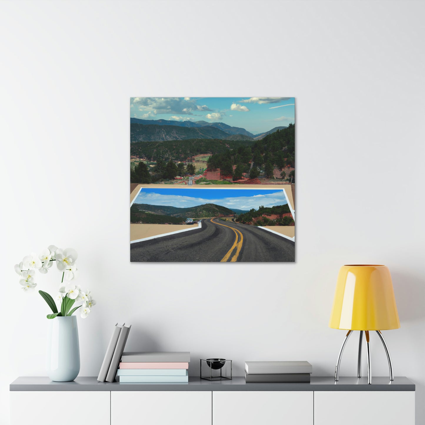 "The Art of the Open Road" - Canvas