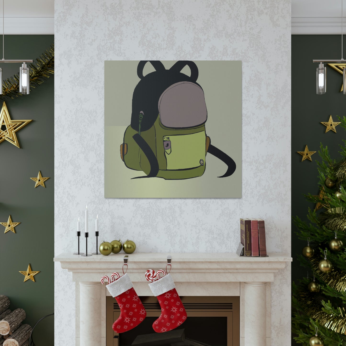 "Mochila con personalidad" - The Alien Canva