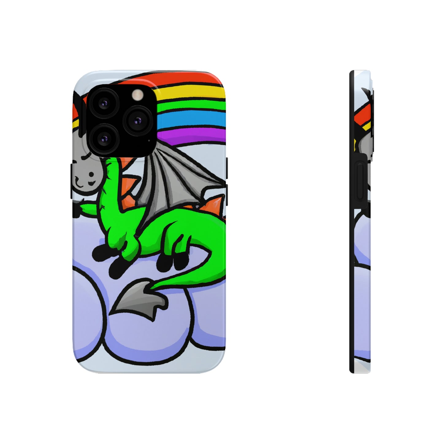 "A Dreamy Dragon's Nap" - Die Alien Tough Phone Cases