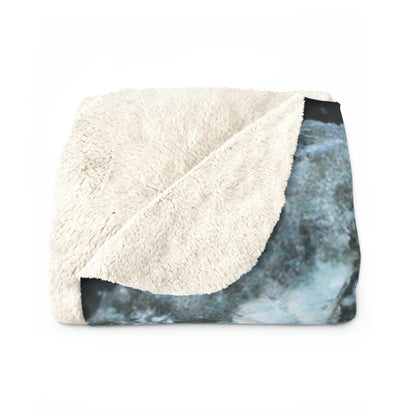 "Uncertain Snowglobe" - The Alien Sherpa Fleece Blanket